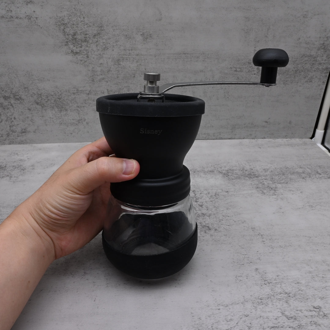 Sisney Premium Hand-Operated Coffee Grinders - Ceramic Burr Manual Coffee Mill with Adjustable Settings