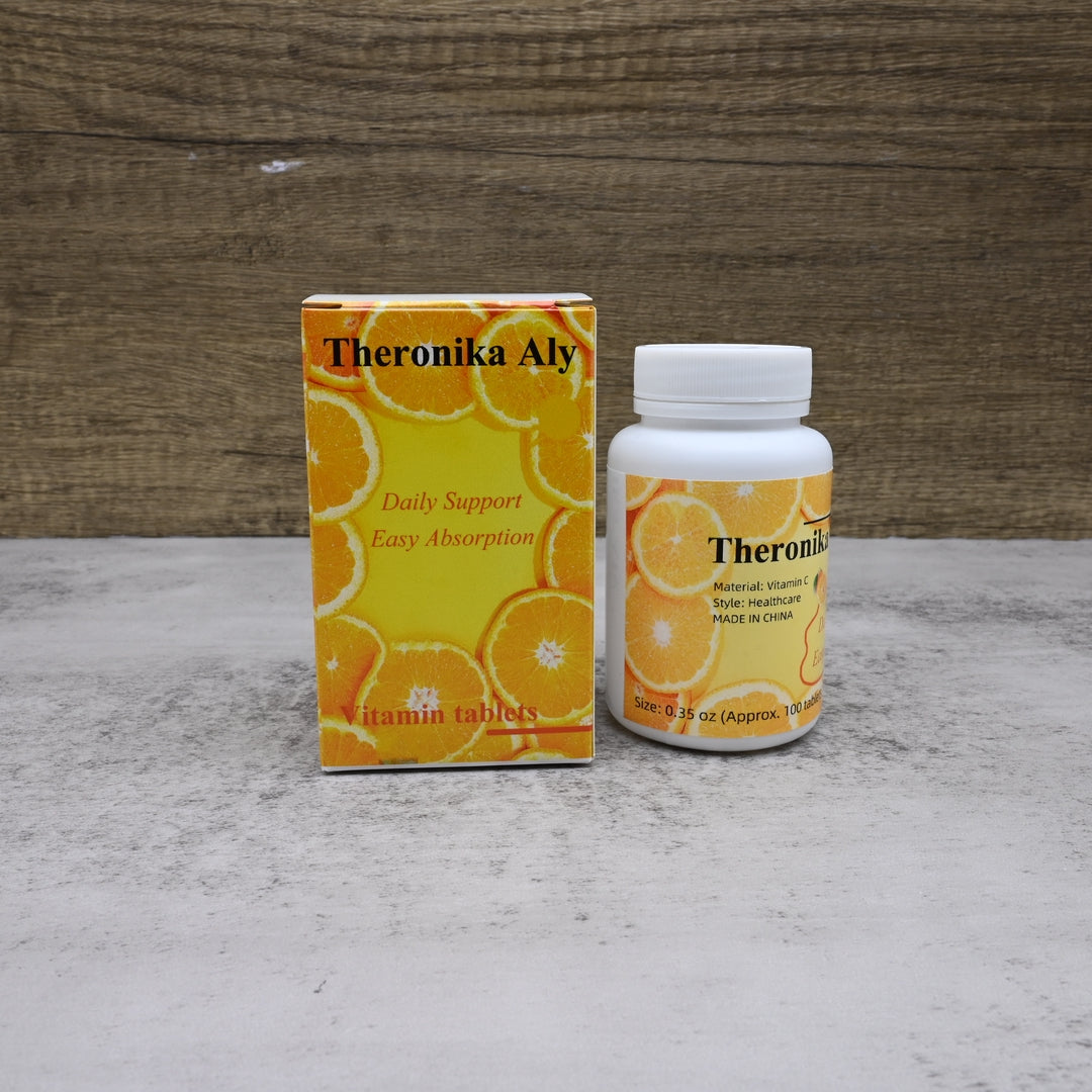 Theronika Aly Vitamin Tablets Daily Supplement High Potency Immune Support Vitamin C Tablets Essential Nutrition Pills