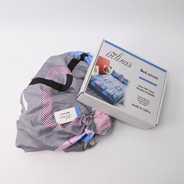 INLINAS Luxury Premium Bed Cover Set - Wrinkle-Resistant Elegant Bedding Collection for Modern Home Comfort