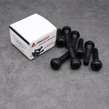 AZ ANZOO Premium Rubber Valves for Vehicle Tires - Universal Replacement Tire Valve Stems