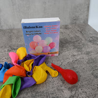 iBaloneKoo Balloons Round Rubber Balloons for Parties and Celebrations Durable Stretch Friendly for Birthday Wedding and Event Decor