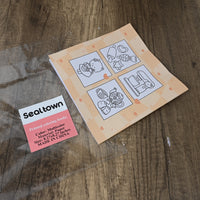 sealtown Printed Coloring Books High Quality Paper Diverse Designs Easy to Color for Relaxation