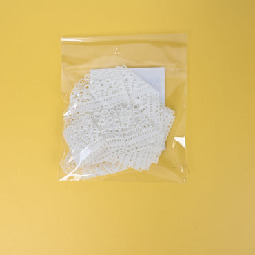 MAGJERO Decorative Lace Trim for Clothing, Edging, and Crafts, Soft Durable Lace Trim for DIY Garments and Home Décor