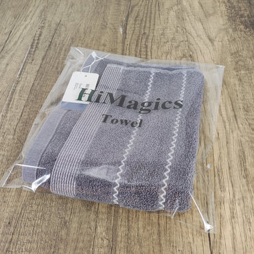 HiMagics Gray Towel, 30 x 15inches, Soft and Absorbent