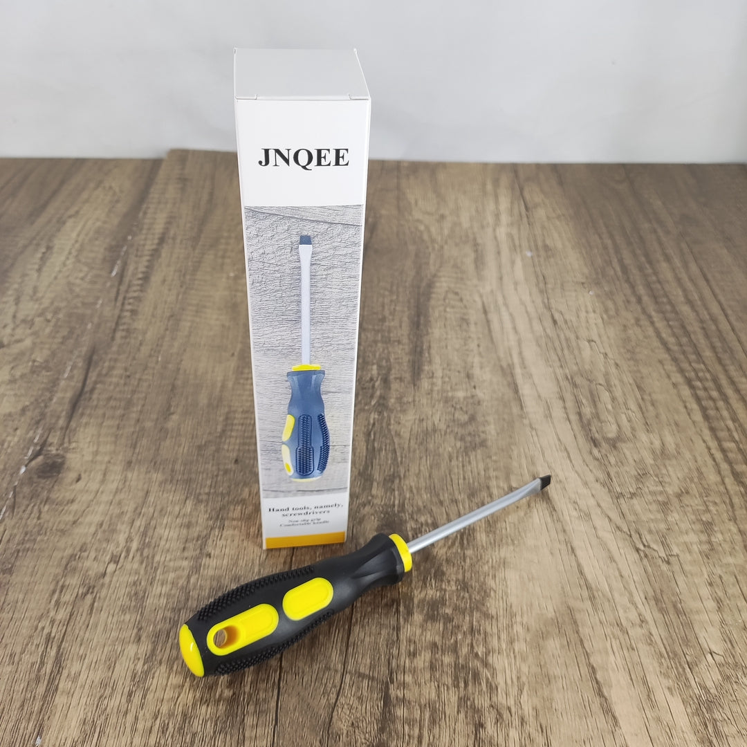 JNQEE Versatile Magnetic Slotted Tip Screwdrivers – 4 Inch, Small Hand Tools