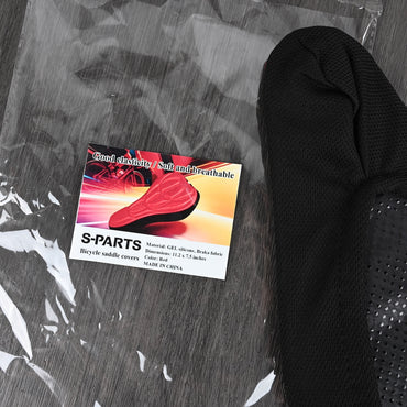 S-PARTS Bicycle Saddle Cover Comfortable Shock Absorbing Water Resistant
