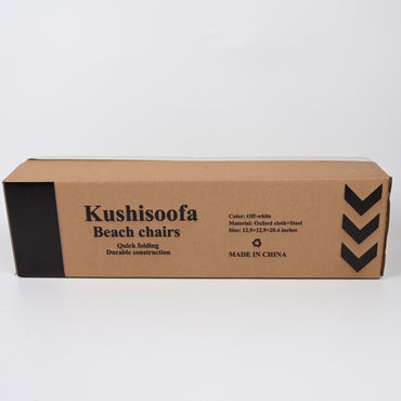 Kushisoofa Portable Folding Beach Chairs with Backrest for Camping, Fishing and Outdoor Activities
