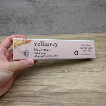 velliavey Sterling Silver Flower Necklaces Round Pendant Elegant Chain Necklaces for Women
