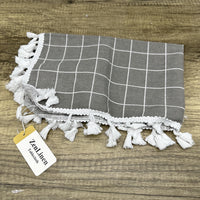 ZenLinen Grey Tablecloth - Waterproof Table Cover for Dining, Kitchen & Outdoor Parties