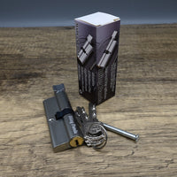 Bling Panda Keys and Key Cylinders H11 Key and Lock Core Set Aluminum Alloy 3 Keys High Security Corrosion Resistant