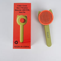 Wekrf Green Cat Grooming Brushes for Pets Deshedding Brushes for Pets with Steel Pins