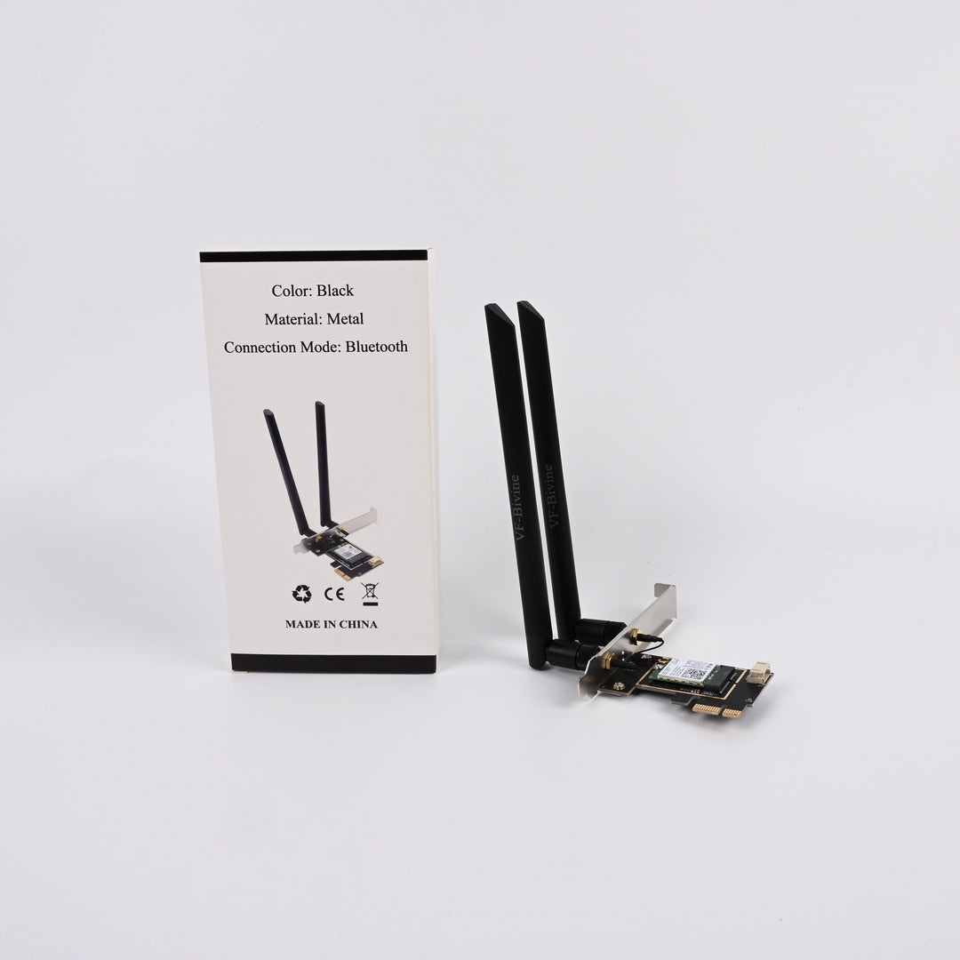 VF-Bivine High-Speed Computer Equipment, Namely, Wireless Cards PCIe WiFi Bluetooth Network Adapter For Desktop PC