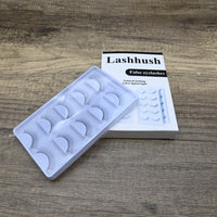 Lashhush Premium Natural False Eyelashes - Handmade Reusable 3D False Eyelashes with Ultra-Thin Band - Lightweight Glamour Fake Lashes for Natural Look