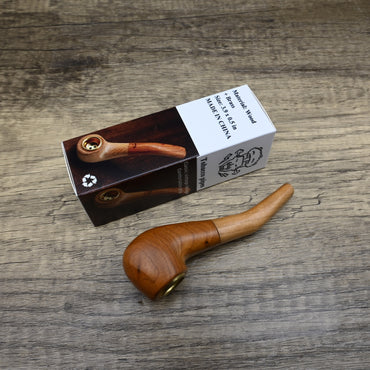 Premium Wooden Tobacco Pipes Handcrafted Briar Wood Smooth Smoking Experience