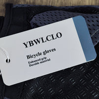 YBWLCLO Black Lycra Cycling Gloves | Medium Size | Comfortable & Durable