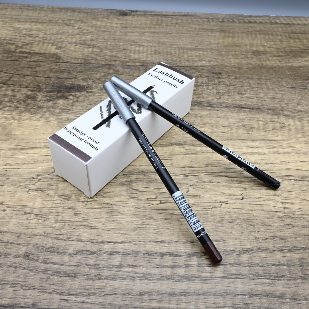 Lashhush Professional Eyeliner Pencils Waterproof Precision Eye Makeup Smudge-Proof Eyeliner Pencils