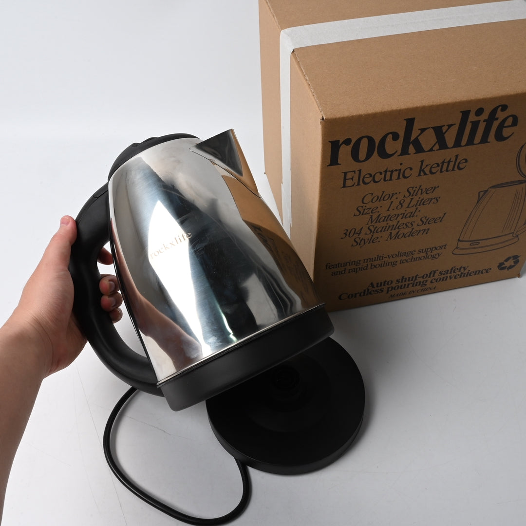 rockxlife Electric Kettles Fast Boiling Electric Tea Kettles with Auto Shutoff Cordless Modern Electric Water Kettles