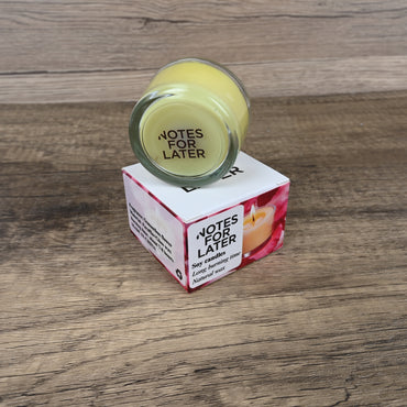 NOTES FOR LATER Osmanthus Scented Soy Candle Natural Long-Lasting Aromatherapy Candle in Yellow