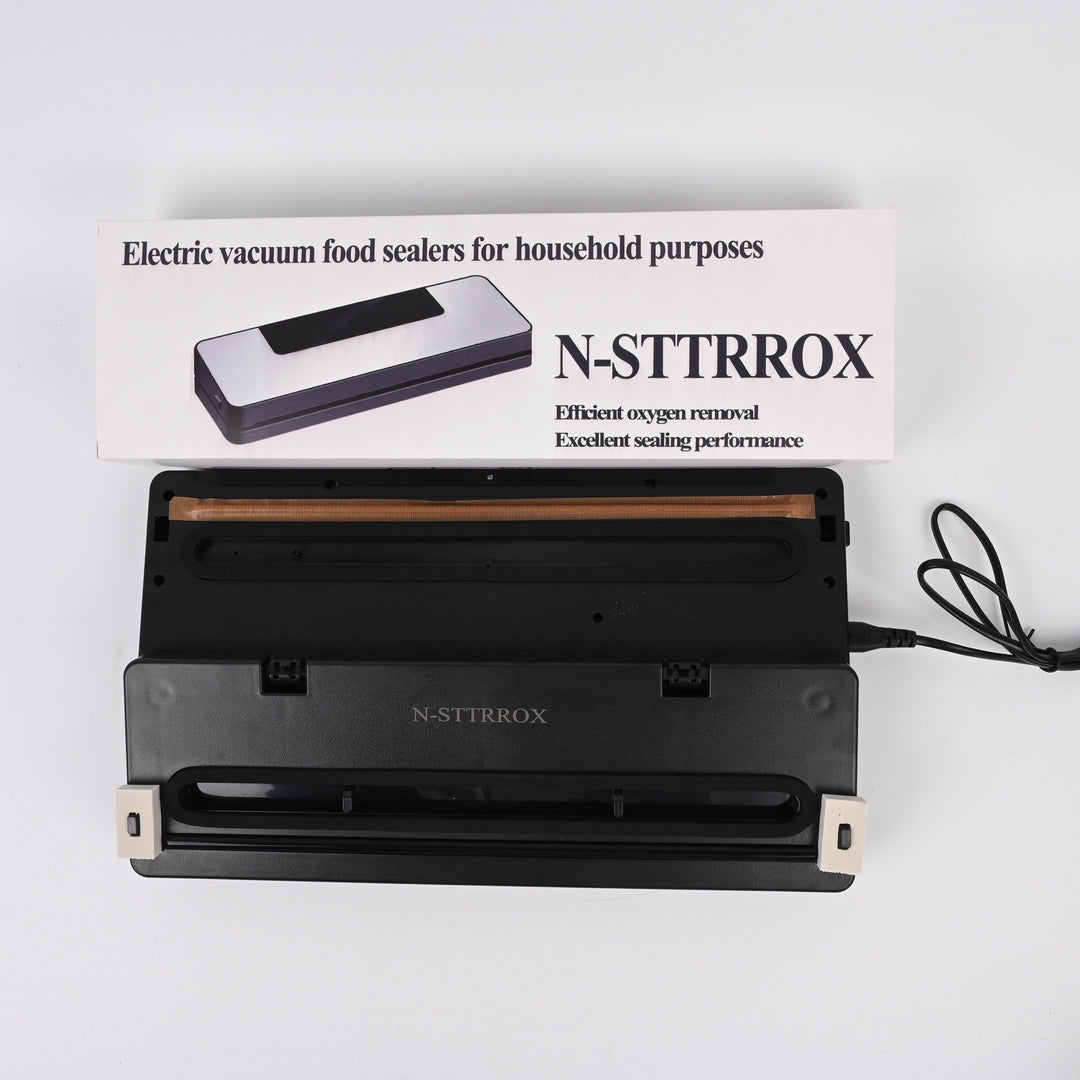 N-STTRROX Automatic Vacuum Sealer Machine Electric Vacuum Food Sealers for Household Purposes and Home Food Preservation