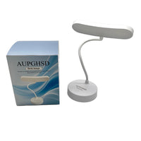 AUPGHSD Desk lamps White Minimalist Dimmable Flexible Gooseneck LED Lamp With USB Power Desk Lamps For Reading Working And Relaxing