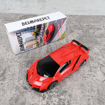 BELCAREPET Pull Back Inertia Toy Car Model Racing Vehicle for Boys Kids Friction Powered Car Toy