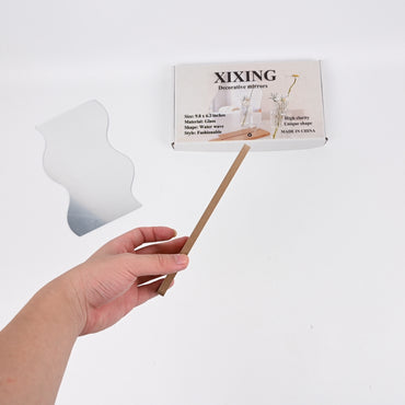 XIXING Decorative Mirrors Irregular Shaped Acrylic Vanity Mirror for Wedding Tabletop Photo Prop Deco
