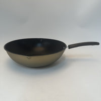 KAWASIMAYA Nonstick Frying Pan Dual-Spout Woks, Induction & Gas Stovetop Cookware