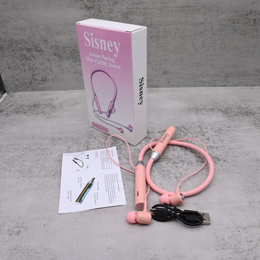 Sisney Premium Wireless Headphones Bluetooth Neckband Earphones with HD Sound Quality