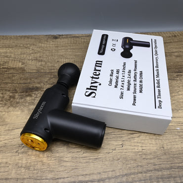 Shyterm Massage Apparatus Massage Gun Deep Tissue Relief Muscle Recovery Quiet Portable for Athletes