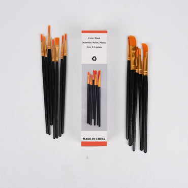 changjinglu Professional Black Oil Painting Paintbrushes Premium Artist Paintbrushes Set for Oil Colors