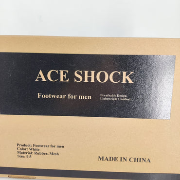 ACE SHOCK Performance-Enhancing Footwear for Men - Stylish Casual Sports Running Shoes