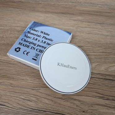 KHauEners Ultra-Thin 15W Fast Wireless Charger  Qi-Certified Wireless Chargers Slim Fast Charging Pad
