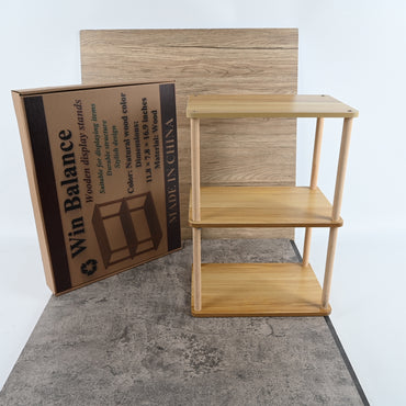 Win Balance Wooden Display Stands Elegant Durable Stand for Retail Home Decor
