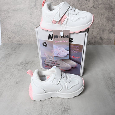 MiYue Children's Lightweight Athletic Shoes Breathable Flexible Sports Sneakers for Kids