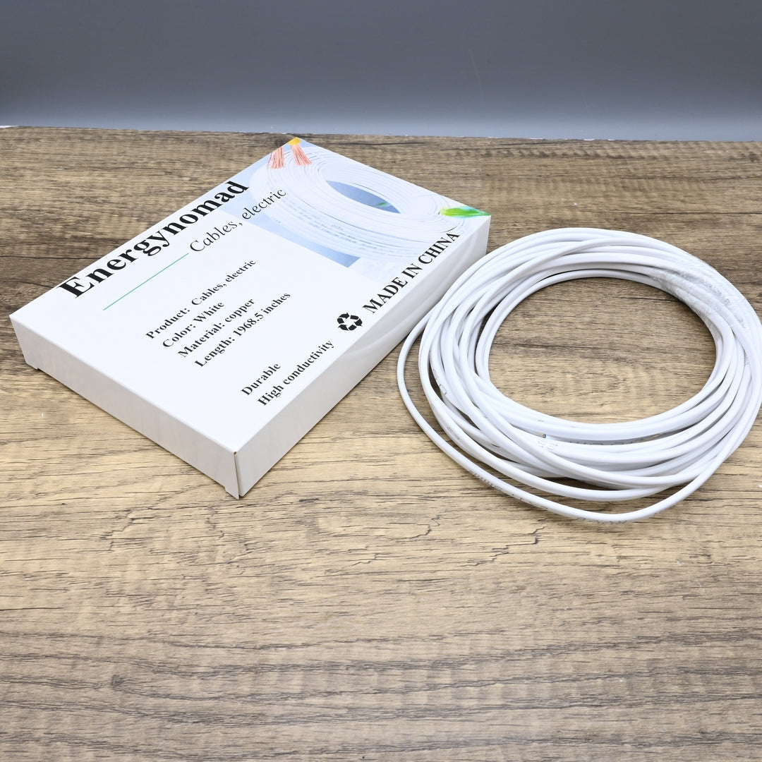 Energynomad Professional Cables, Electric - Heavy-Duty Power & Data Cables, Electric with Industrial-Grade Copper Core for Commercial & Industrial Applications