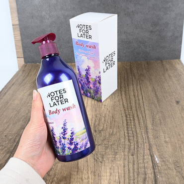 NOTES FOR LATER Lavender Bliss Moisturizing & Soothing Body Wash - Nourishes, Brightens & Calms Skin