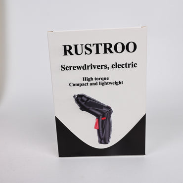 RUSTROO Cordless Electric Screwdriver Set for Home Repair and Professional Use