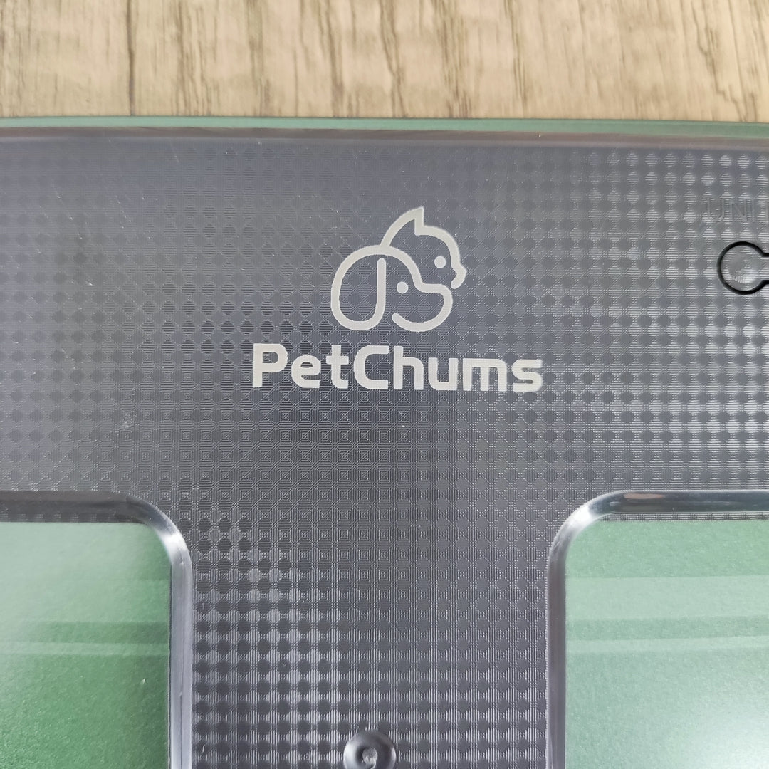 PetChums Digital Weighing Scale with High Precision Sensors - User-Friendly Green Design