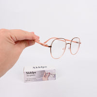 Xkhfpo Student Blue Light Blocking Glasses Korean Style Anti-Blue Light Optical Eye Glasses