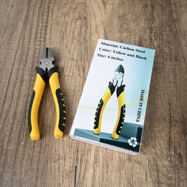 UF-TOOLS POWER, IN YOUR HANDS 6-Inch Diagonal Pliers – Carbon Steel Precision Cutting & Gripping Tool