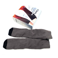 Climiq Electrically heated socks Grey And Black Cotton Unisex 3.7V 45-55℃ 4000Mah Rechargeable Foot Warmer Electrically Heated Socks