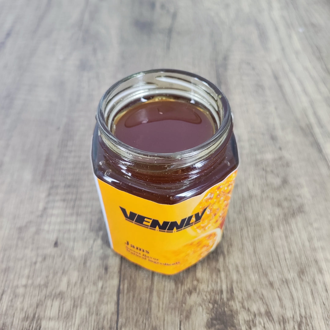 VENNLY Natural Passion Fruit Jam - Tropical and Tangy (11.6 OZ Jar)