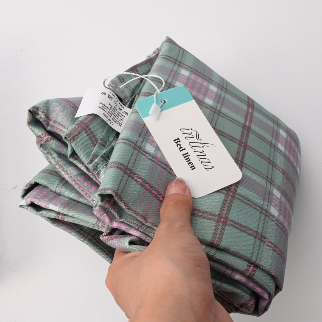 INLINAS Premium Bed Linen Collection - Luxury Comfort Sheet Set for Modern Bedroom Elegance