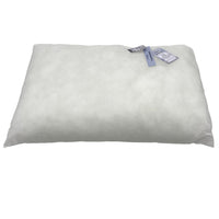 campmemory Pillows White Polyester Filled Pillow 91-95% Minimalist Solid