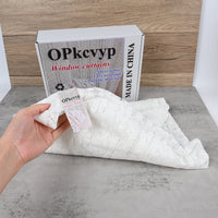OPkcvyp Sheer Net Curtains Light Filtering Window Curtains for Privacy & Natural Light