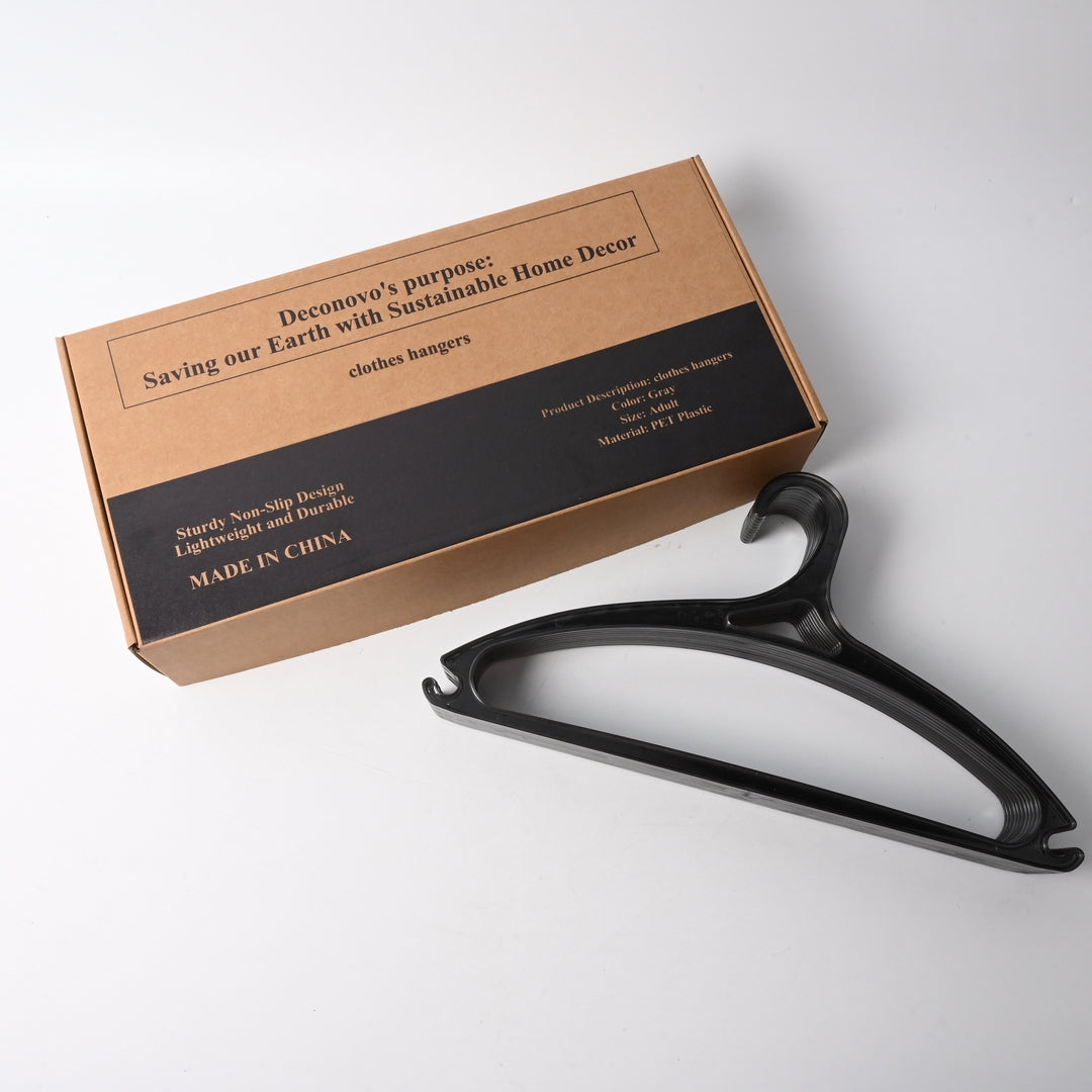 Deconovo's purpose: Saving our Earth with Sustainable Home Decor Professional Grade Clothes Hangers Premium Material Non Slip Closet Organization System Durable Space Saving Wardrobe Storage