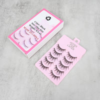 NOTES FOR LATER Daily & Cosplay Make-up Lashes 5 Pairs Small Devil False Eyelashes with Single Fish Line Stem