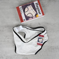 Hugnar Classic White Breathable Panties, Soft Everyday Women's Underwear