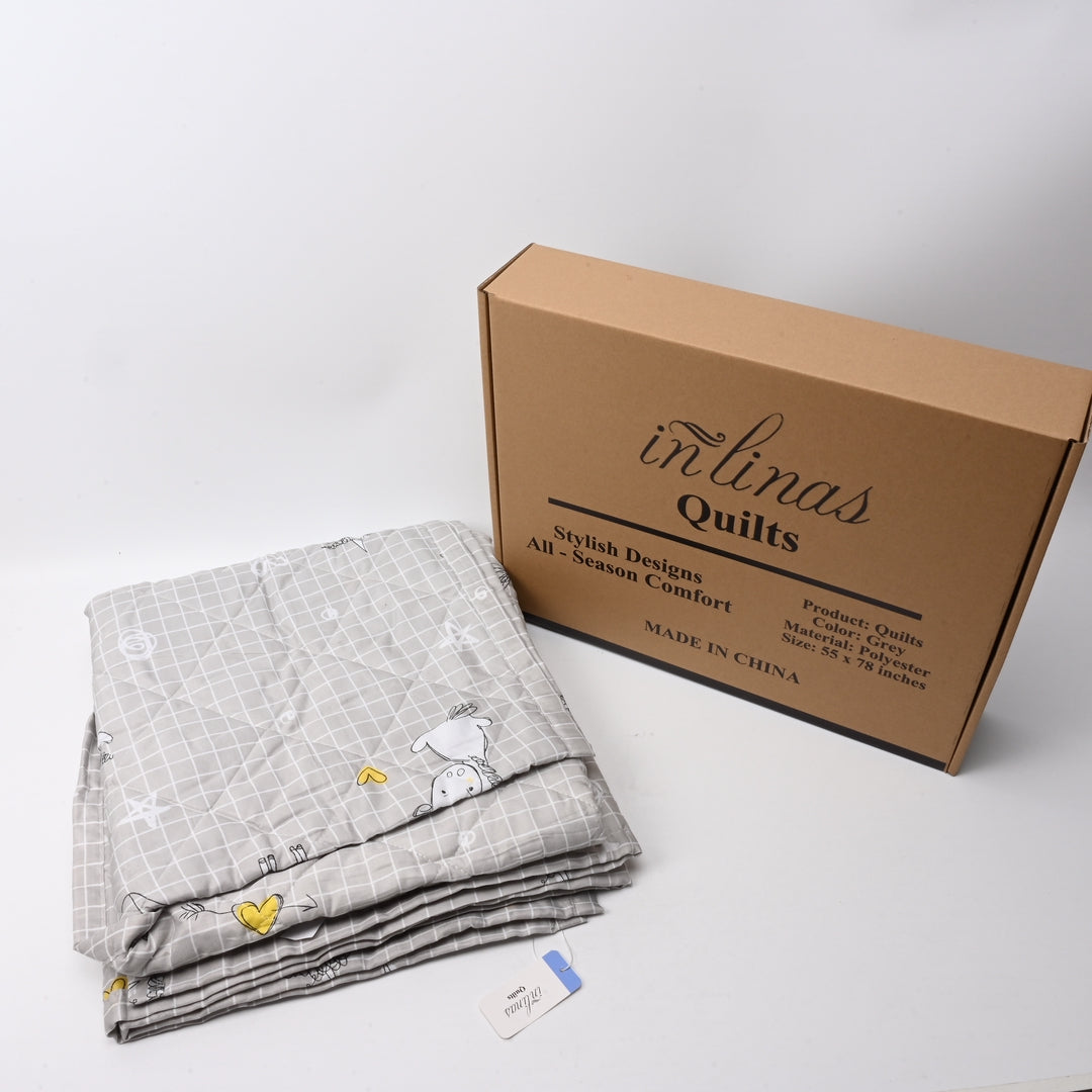 INLINAS Premium Comfort Quilts - All-Season Luxury Bedding Collection for Modern Sleep Comfort