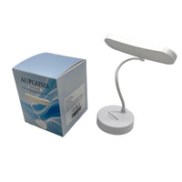 AUPGHSD Desk lamps White Minimalist Dimmable Flexible Gooseneck LED Lamp With USB Power Desk Lamps For Reading Working And Relaxing